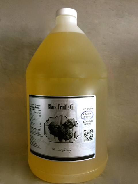Black truffle-flavoured oil (tuber melanosporum Vitt.) bottle 250ml