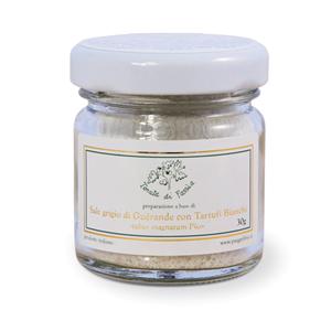 Grey salt from Guérande with White Truffles (tuber magnatum Pico) jar 30g