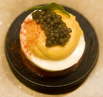Watch Celebrity Chef Marcel Vigneron Serving Beluga Caviar.